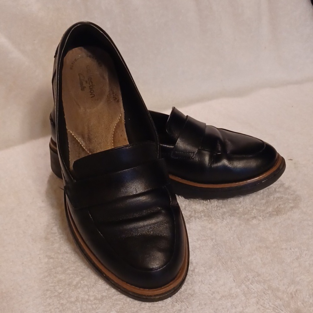 Clark's women's size 7.5 shoes black